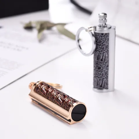 Honest BCZ227 бензиновая зажигалка - спичка с кольцом для ключей