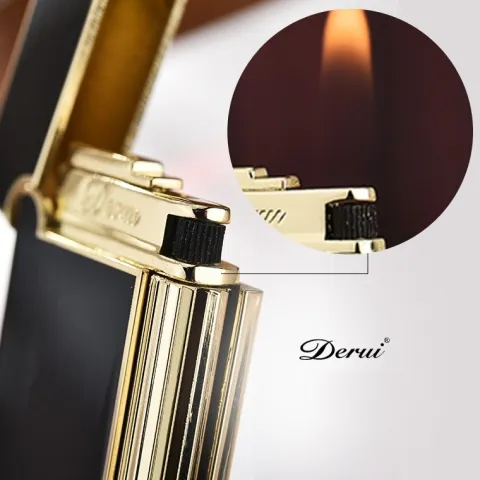 Derui DR6104 кремниевая газовая зажигалка Derui DR6104 кремниевая газовая зажигалка