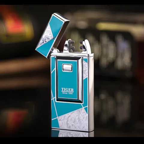 TIGER TW915 DB электроимпульсная USB зажигалка TIGER TW915 DB электроимпульсная USB зажигалка