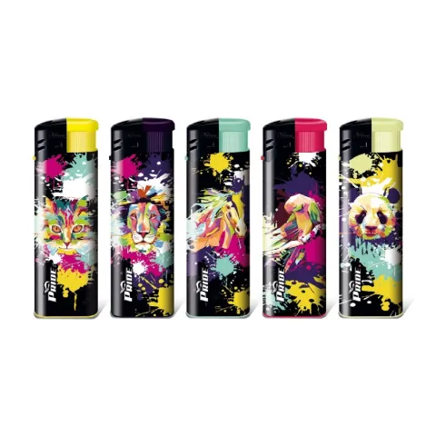 Pride Pop Art Animal E-100 пьезо зажигалка заправляемая Pride Pop Art Animal E-100 пьезо зажигалка заправляемая