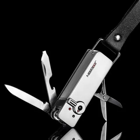 Jobon ZB-950 кремниевая зажигалка c мультифункциональным набором инструментов