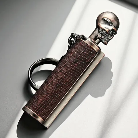 Honest BCZ227 Design бензиновая зажигалка - спичка с кольцом для ключей Honest BCZ227 Design бензиновая зажигалка - спичка с кольцом для ключей