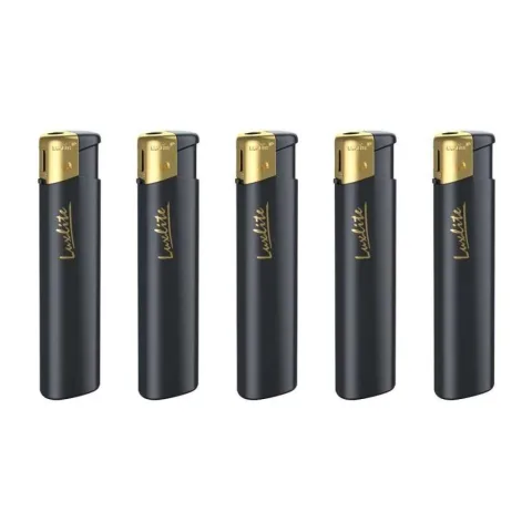 Luxlite XHD 39 Black/Gold Cap SP пьезо зажигалка Luxlite XHD 39 Black/Gold Cap SP пьезо зажигалка