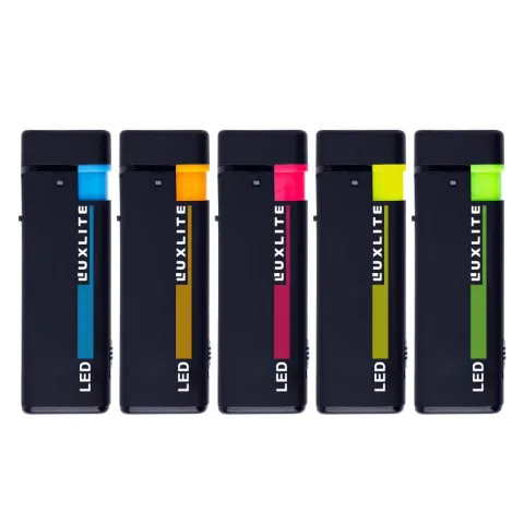 Luxlite XHD 208 Led Black Rubber SP турбо зажигалка с фонариком