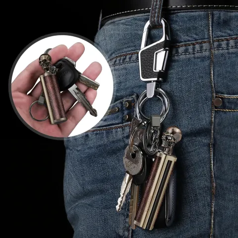 Honest BCZ227 Design бензиновая зажигалка - спичка с кольцом для ключей Honest BCZ227 Design бензиновая зажигалка - спичка с кольцом для ключей