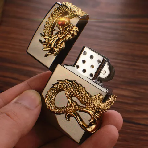 Jurassic Dragon Z1203 кремниевая зажигалка Jurassic Dragon Z1203 кремниевая зажигалка
