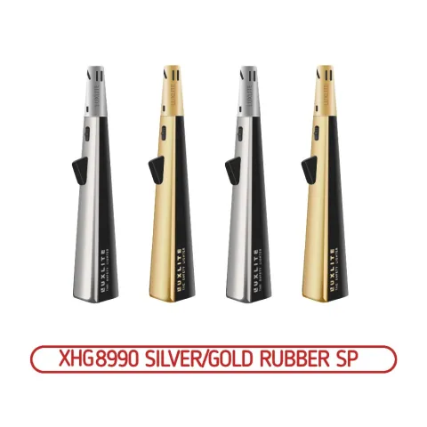 Luxlite 8990 Silver/Gold Rubber SP бытовая пьезо зажигалка Luxlite 8990 Silver/Gold Rubber SP бытовая пьезо зажигалка