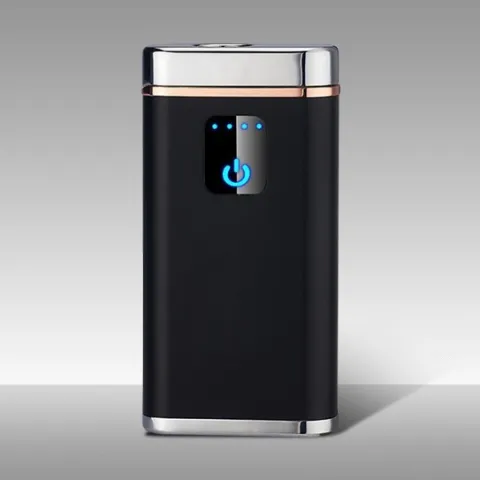 LA-1073 USB зажигалка + Powerbank + фонарик 3 в 1 