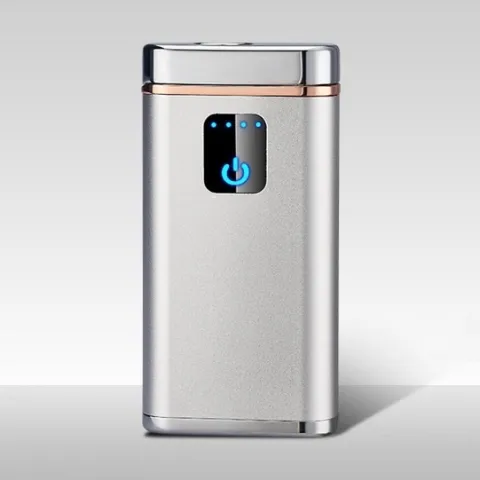 LA-1073 USB зажигалка + Powerbank + фонарик 3 в 1 