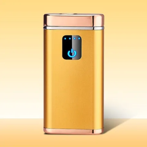 LA-1073 USB зажигалка + Powerbank + фонарик 3 в 1 
