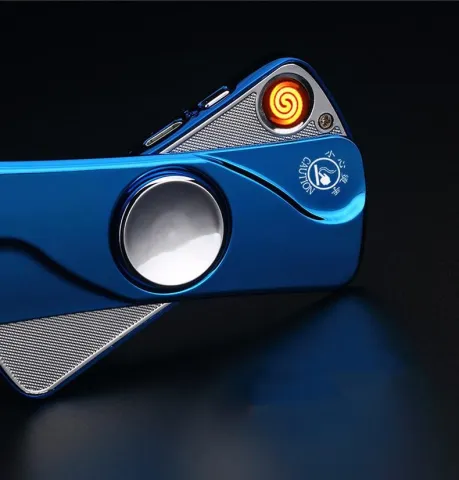 Aomai 900 USB зажигалка - спиннер 2 в 1 с подсветкой Aomai 900 USB зажигалка - спиннер 2 в 1 с подсветкой