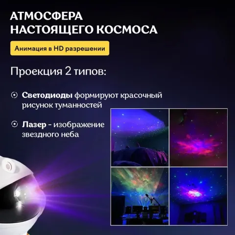 Космонавт Звёздное Небо ночник - проекция Космонавт Звёздное Небо ночник - проекция