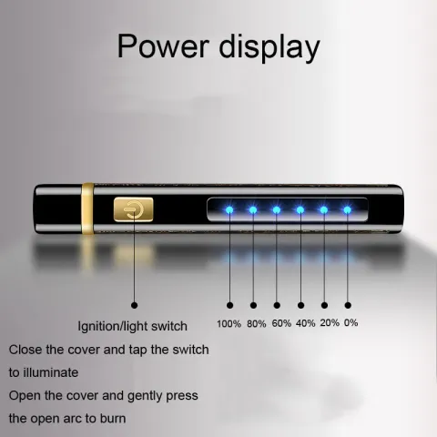 Aomai 2350 электроимпульсная USB зажигалка с фонариком Aomai 2350 электроимпульсная USB зажигалка с фонариком