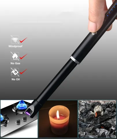 Arc BBQ бытовая электроимпульсная USB зажигалка Arc BBQ бытовая электроимпульсная USB зажигалка