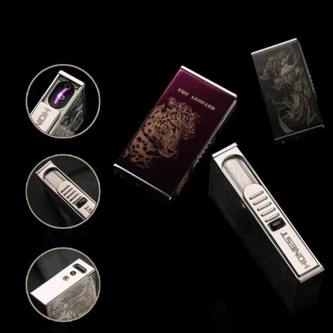 Honest BCZ446-4 электроимпульсная USB зажигалка Honest BCZ446-4 электроимпульсная USB зажигалка