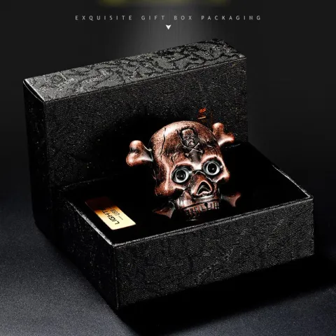 Scull USB зажигалка со звуком Scull USB зажигалка со звуком