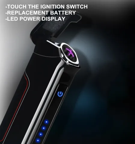 Ruvzz R001 сенсорная электроимпульсная USB зажигалка Ruvzz R001 сенсорная электроимпульсная USB зажигалка