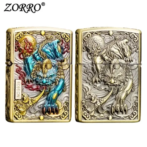 Zorro ZK29-201 бензиновая зажигалка Zorro ZK29-201 бензиновая зажигалка