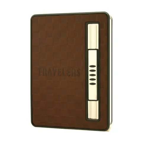 Travelers портсигар - автомат с турбо зажигалкой Travelers портсигар - автомат с турбо зажигалкой
