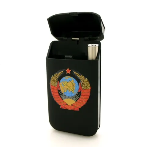 Hengda HD-606 портсигар со встроенной USB зажигалкой 