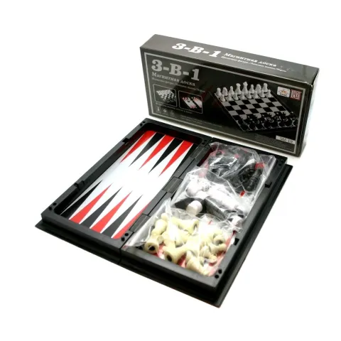 Нарды Шашки Шахматы 3 в 1 SM-19 Нарды Шашки Шахматы 3 в 1 SM-19