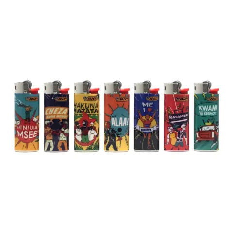 Bic J5 mini Kenya кремниевая зажигалка Bic J5 mini Kenya кремниевая зажигалка