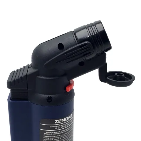 Zengaz Angle Torch Jet ZT-60 турбо зажигалка - горелка заправляемая Zengaz Angle Torch Jet ZT-60 турбо зажигалка - горелка заправляемая