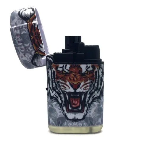 Pride Tiger, Lion, Leo & Wolf Single EWT-600 турбо зажигалка заправляемая Pride Tiger, Lion, Leo & Wolf Single EWT-600 турбо зажигалка заправляемая