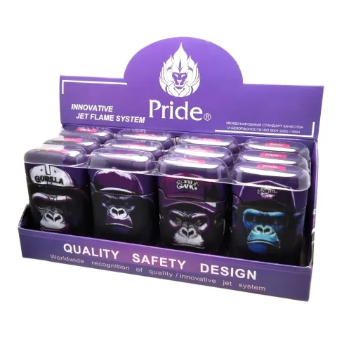 Pride Single Jet Flame/Violet Gorilla Rubber EWT-600 турбо зажигалка Pride Single Jet Flame/Violet Gorilla Rubber EWT-600 турбо зажигалка