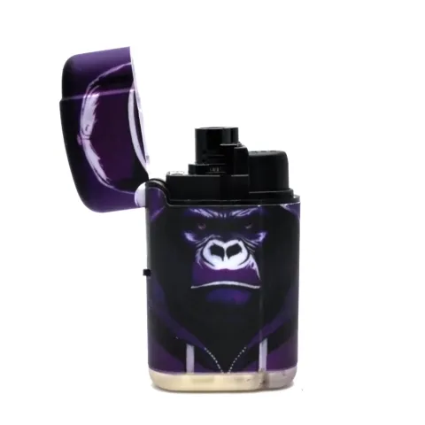 Pride Single Jet Flame/Violet Gorilla Rubber EWT-600 турбо зажигалка Pride Single Jet Flame/Violet Gorilla Rubber EWT-600 турбо зажигалка