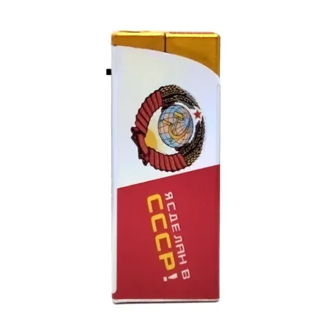 Oney JM-01(02) Gold Cap турбо зажигалка в металлическом чехле