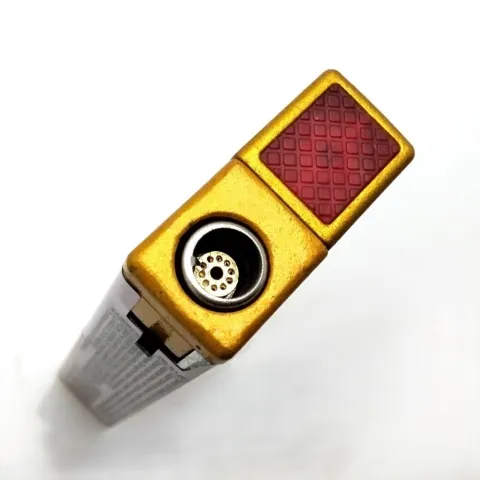 Oney JM-01(02) Gold Cap турбо зажигалка в металлическом чехле Oney JM-01(02) Gold Cap турбо зажигалка в металлическом чехле