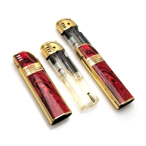 Oney MJ-06 турбо зажигалка в металлическом чехле Oney MJ-06 турбо зажигалка в металлическом чехле