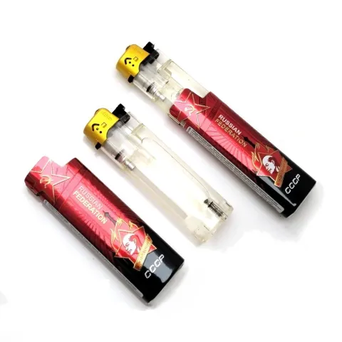 Oney M-03(03) Красный Октябрь кремниевая зажигалка в металлическом чехле Oney M-03(03) Красный Октябрь кремниевая зажигалка в металлическом чехле
