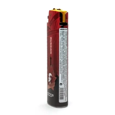 Oney M-03(03) Красный Октябрь кремниевая зажигалка в металлическом чехле Oney M-03(03) Красный Октябрь кремниевая зажигалка в металлическом чехле