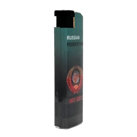 Oney JM-02(07) Великая История турбо зажигалка в металлическом чехле Oney JM-02(07) Великая История турбо зажигалка в металлическом чехле