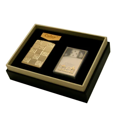 Chief 805C 14Ar бензиновая + турбо зажигалка с кремниевым поджигом