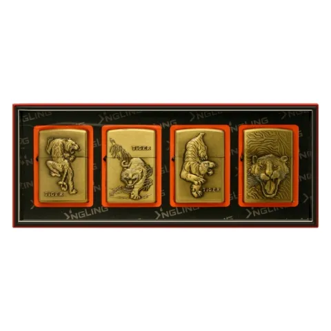 Jingling Тигры бензиновые зажигалки Jingling Тигры бензиновые зажигалки