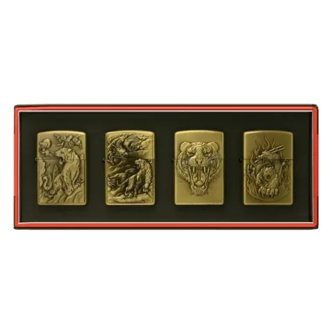 Jinni Тигры бензиновые зажигалки