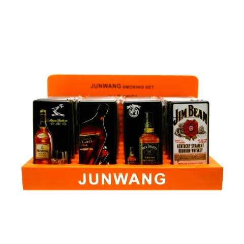 Junwang HL48-21 турбо зажигалка 2 пламени Junwang HL48-21 турбо зажигалка 2 пламени