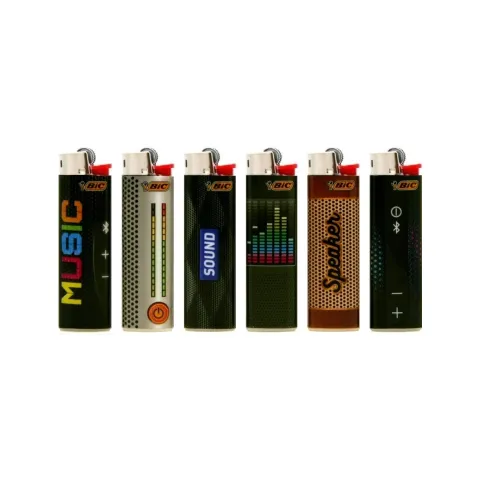 Bic J3 "Speakers" кремниевая зажигалка Bic J3 "Speakers" кремниевая зажигалка