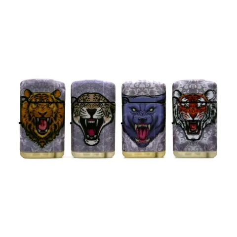 Pride Tiger, Lion, Leo & Wolf Single EWT-600 турбо зажигалка заправляемая Pride Tiger, Lion, Leo & Wolf Single EWT-600 турбо зажигалка заправляемая