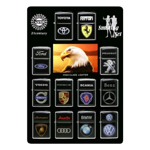 Jiantai Car Brands бензиновые зажигалки Jiantai Car Brands бензиновые зажигалки