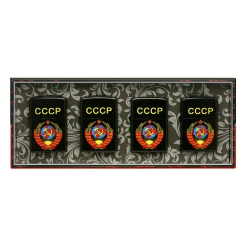 Bohai CCCP Black бензиновые зажигалки Bohai CCCP Black бензиновые зажигалки