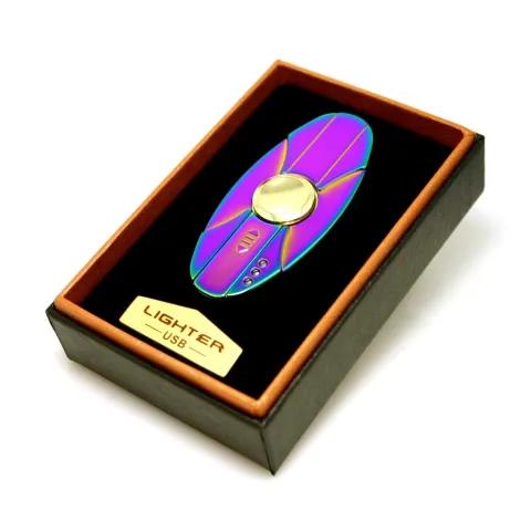 Aomai 950 двойная USB зажигалка - спиннер 2 в 1 с подсветкой Aomai 950 двойная USB зажигалка - спиннер 2 в 1 с подсветкой