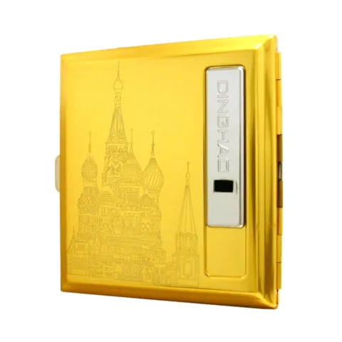 DH-884SD20 портсигар со встроенной USB зажигалкой DH-884SD20 портсигар со встроенной USB зажигалкой