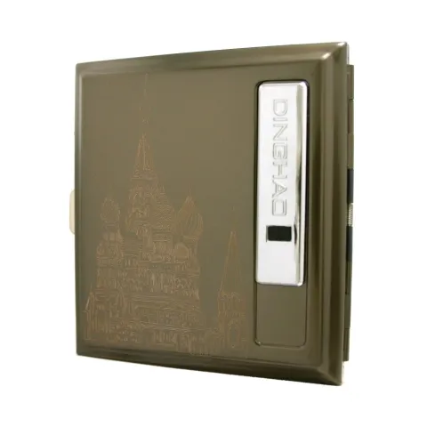 DH-884SD20 портсигар со встроенной USB зажигалкой DH-884SD20 портсигар со встроенной USB зажигалкой