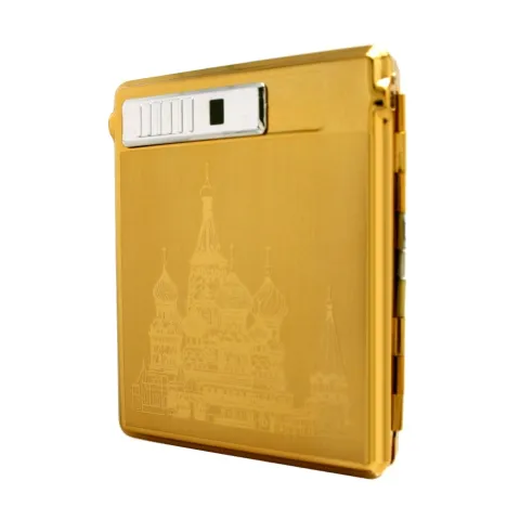 DH-88SD20 портсигар со встроенной турбо зажигалкой DH-88SD20 портсигар со встроенной турбо зажигалкой