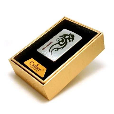 Chief 805 15Ar Dragon кремниевая + турбо зажигалка 2 в 1 Chief 805 15Ar Dragon кремниевая + турбо зажигалка 2 в 1