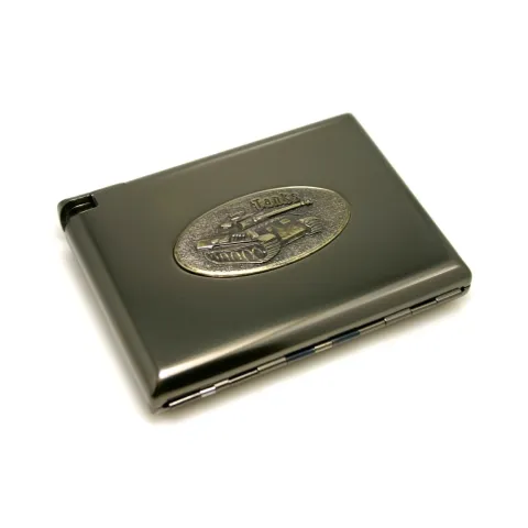 Dinghao DH-8921 портсигар со встроенной пьезо зажигалкой Dinghao DH-8921 портсигар со встроенной пьезо зажигалкой